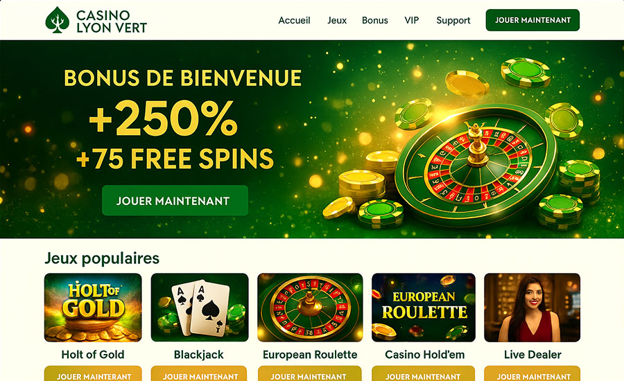 Casino Lyon Vert en ligne